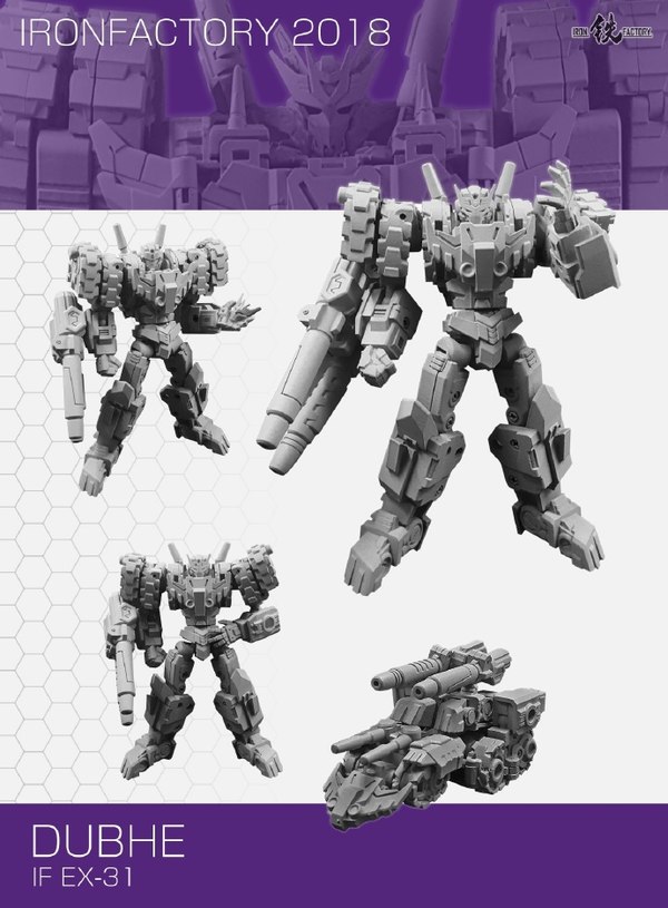 Iron Factory Reveals DJD Combiner For 2018 IF EX 31 Dubhe 32 Phecda 33 Mizar 34 Alkaid 35 Merak Images  (1 of 35)